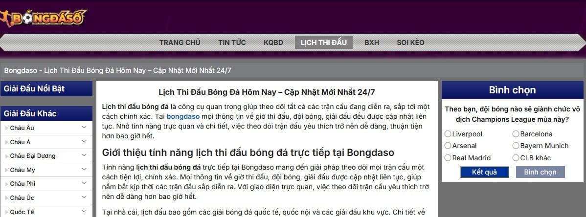 Tiêu chuẩn bảo mật được áp dụng tại Bongdaso